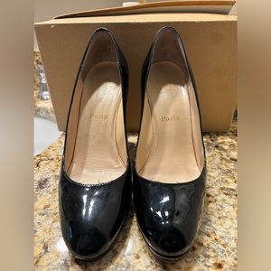 Christian Louboutin Simple Pump Black Patent Leather 39.5